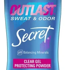 Desodorante Secret Gel Outlast Complete y Clean
