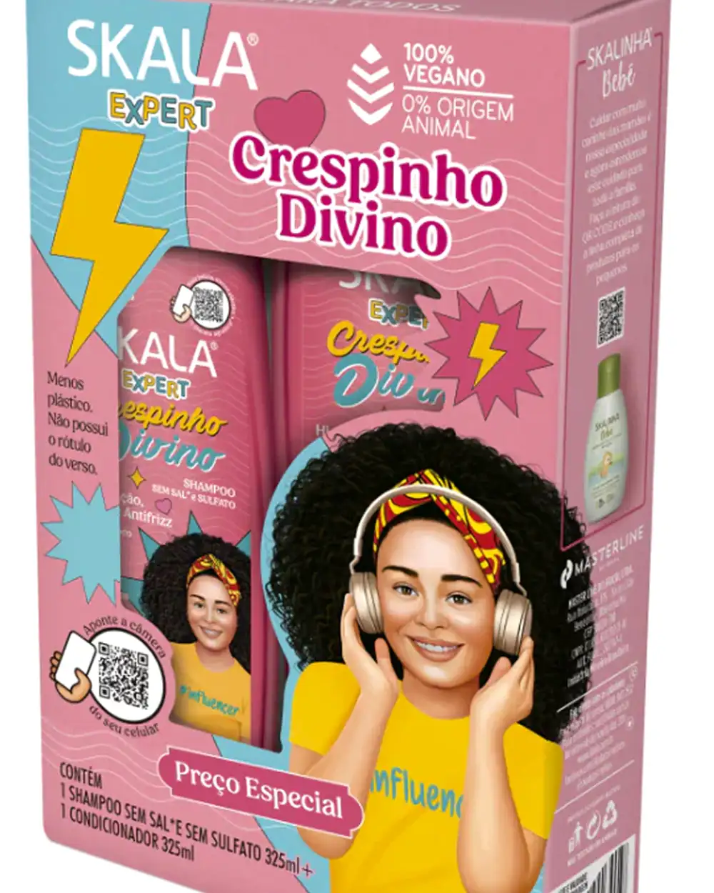 Skala Kit Crespinho Divino kids Shampoo + Acondicionador
