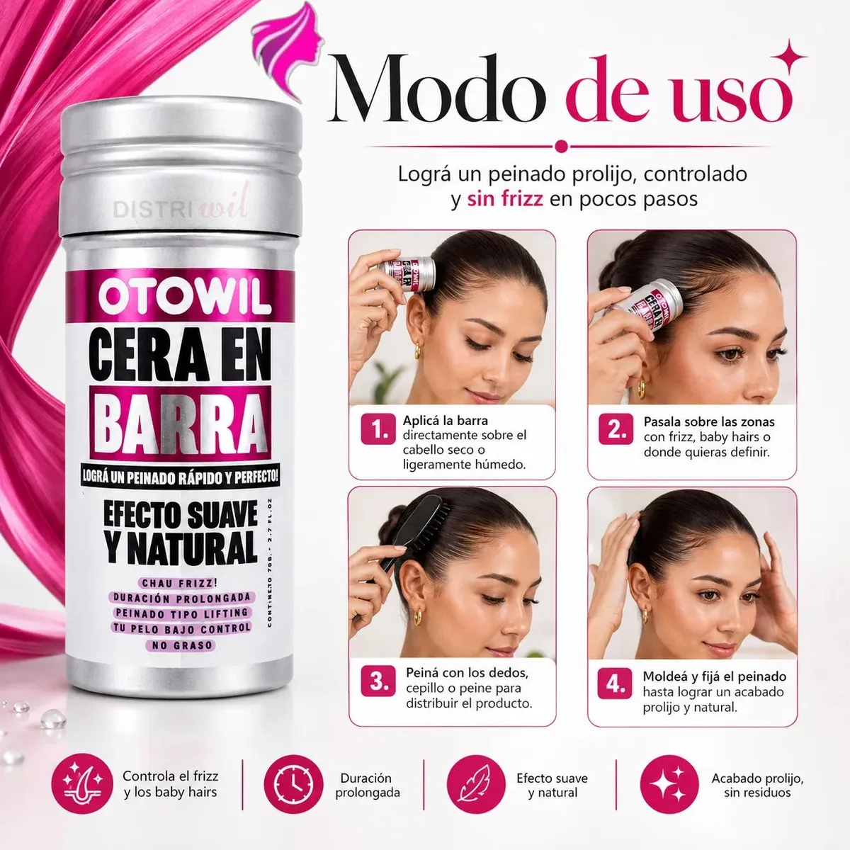 Otowil Cera en Barra x75gr - Imagen 4